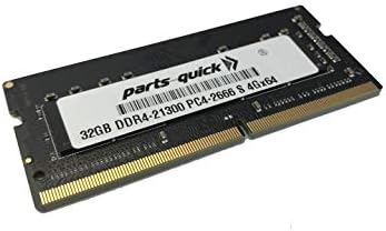 alkatrész-gyors 32GB Memória Dell Precision 5530 Kompatibilis RAM Upgrade DDR4 2666MHz SODIMM