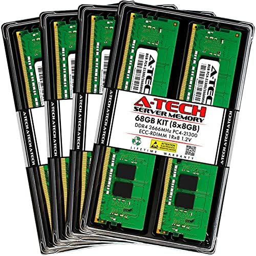 Egy-Tech 64 gb-os Készlet (8x8GB) Memória RAM a Supermicro SYS-6029U-E1CR25M - DDR4 2666MHz PC4-21300 ECC Regisztrált RDIMM