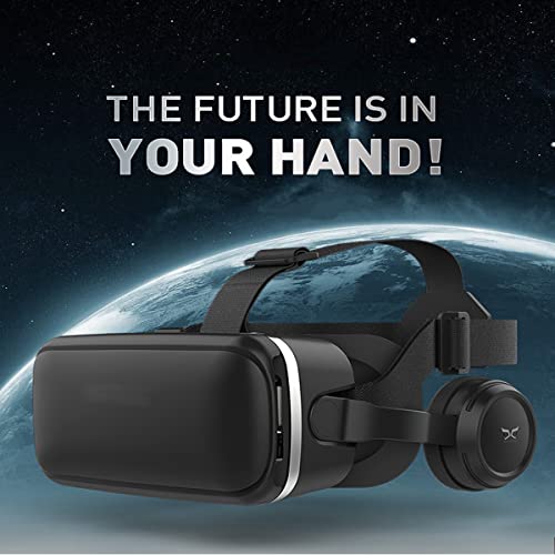 VR 3D-s Virtuális hordható kijelző Fejhallgató, Audio Helyzetben Megkülönböztetés Fülhallgató Szemüveg 360 ° - os 3D-s Térben