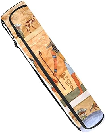 A jóga Szőnyeg Táska, Ókori Egyiptomban Jelenet Gyakorlat, Jóga Matrac-Hordozó Teljes Zip Jóga Szőnyeg hordtáska, Állítható
