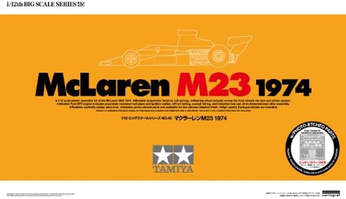 Tamiya 12045 1/12 McLaren M23 1974 w/Fotó Maratott Részek