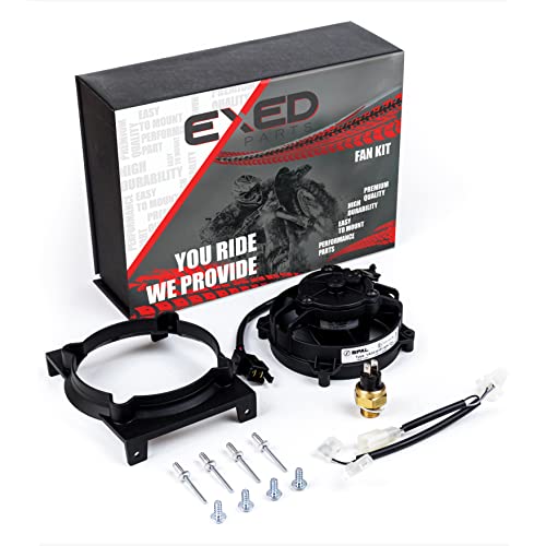 EXED Alkatrészek - Eredeti Hűtő Ventilátor Készlet BÉTA RR, a thermoswitch, Dirt Bike Modell 2010-től 2019 - Tökéletes, Könnyen