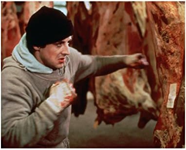 Sylvester Stallone, Mint Rocky Balboa Lyukasztó Hús, 8 x 10 Inch-Fotó