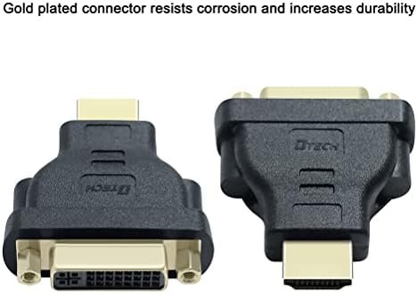 DTech DVI Női HDMI Férfi Adapter Bi-Directional DVI-i 24+5 Port Átalakító
