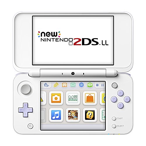Új Nintendo 2DS LL Fehér × Levendula JANSUAAA
