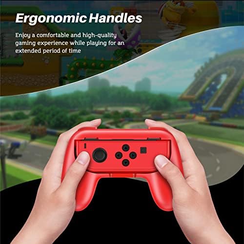 Átmeneti nemzeti Joy-Con Markolat a Nintendo Kapcsoló (2 Csomag) - Kényelmes Markolat kopásálló Joy-Con Kezelni Játék Vezérlő