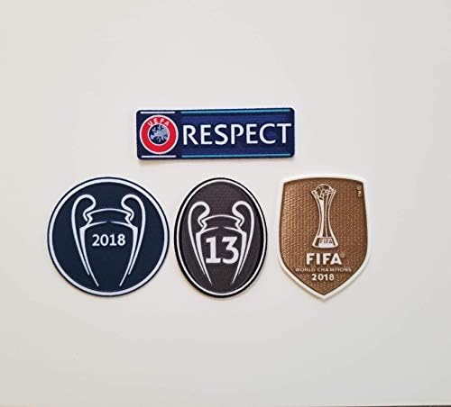DLCUEL a 2018-as UEFA-Bajnokok Ligája, Real Madrid Meghatározott Foci Patch 13 Trófeát Tiszteletet Bale Benzema Veszély