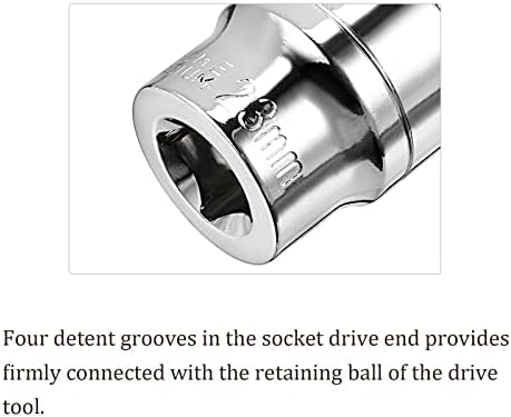 Kozelo 6 Pont Sekély Socket - [1/2 Inch x 23 mm] Négyzetméter Vezetni az Autót, Mechanikus Berendezések, Javítás Használni,