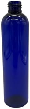 8 oz Kék Cosmo Műanyag Palackok -3 Csomag Üres Üveget utántölthető tartály - Illóolajok - Haj - tisztítószerek - Aromaterápia