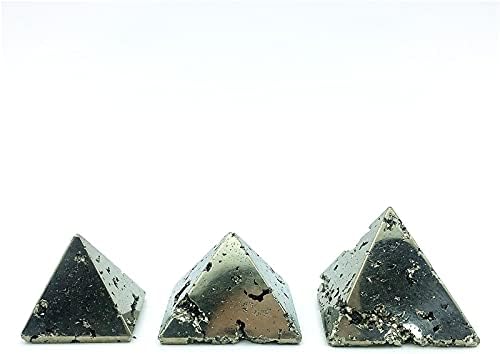 LAAALID XN216 1db Természetes Pirit Piramis Torony Alakú Kvarc Kristályok Nyers Ásványi Kövek Gyógyító Energiát Példány lakberendezés
