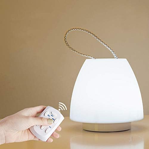 N/A Hordozható LED-es Éjjeli Lámpa asztali Lámpa Távirányító Időzítő Szabályozható USB Újratölthető Szilikon Hálószoba Éjjeli