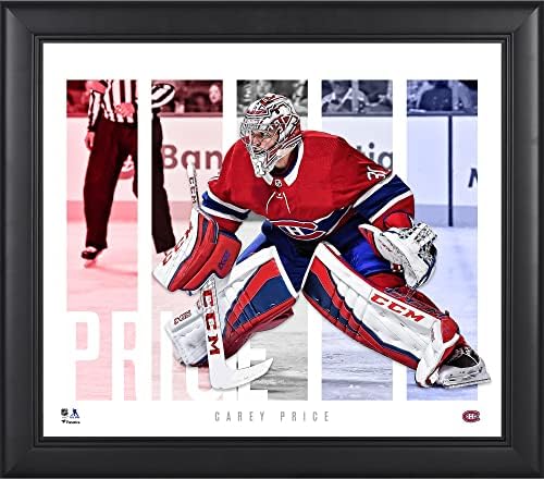 Carey Price Montreal Canadiens Keretes 15 x 17 Játékos Panel Kollázs - NHL Játékos Plakkok, valamint Kollázsok