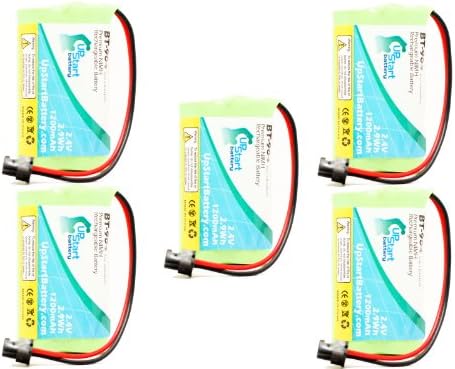 5 Pack - Csere Uniden DECT1560-4 Akkumulátor - Kompatibilis Uniden Vezeték nélküli Telefon Akkumulátor (1200mAh 2,4 V NI-MH)