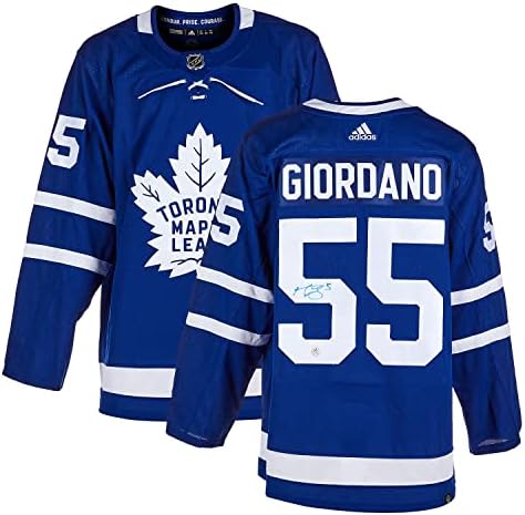 Mark Giordano Dedikált Toronto Maple Leafs Adidas Jersey - Dedikált NHL-Mezek
