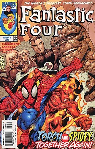 Fantasztikus Négyes (Vol. 3) 9 VF ; Marvel képregény | Spider-Man Chris Claremont