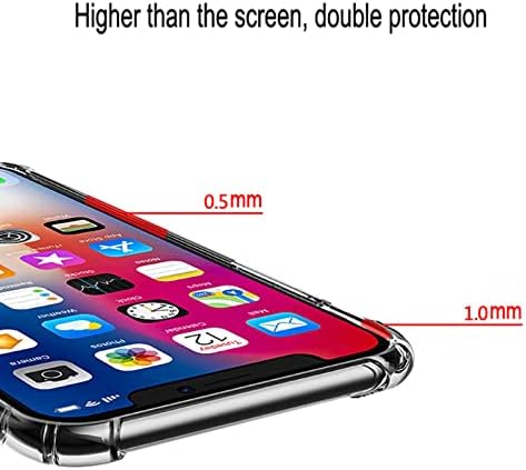 Teroxa Tiszta Ügy, hogy a Xiaomi mi 12T Pro, Slim Fit TPU Áttetsző Puha hátlap 4 Sarokban Ütésálló Légzsák, valamint a Kamera