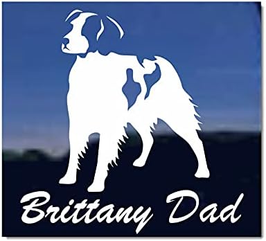 Brittany Apa ~ Amerikai Brittany Kutya Vinil Ablak Automatikus Matrica