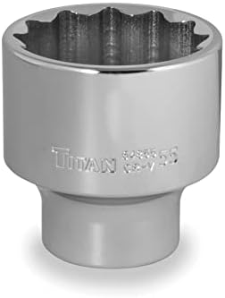 Titán 64855 3/4 Hüvelykes merevlemez-Meghajtó x 55mm 12 Pont Metrikus Aljzat