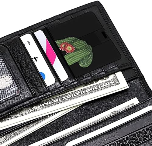 Kaktusz Hitelkártya USB Flash Személyre szabott Memory Stick Kulcsot Tároló Meghajtó 64G