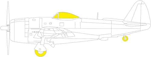 Edudo EDUEX893 1/48 Köztársaság P-47N Thunderbolt Festék Maszk Matricát Akadémia Modellek