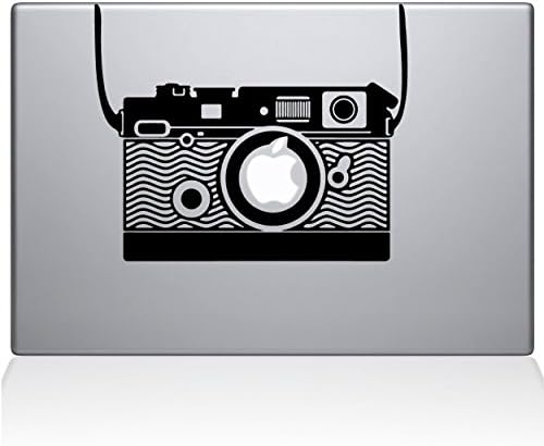A Matrica Guru 2082-MAC-13X-BLA Vintage Kamera Matrica Vinyl Matrica, 13 MacBook Pro ( & Újabb), Fekete