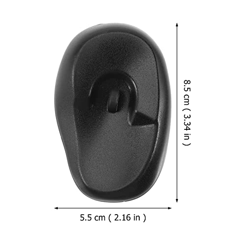 SOLUSTRE Fül Protector Fekete Szilikon Fül-Fedezze 8db Fül Védelme Caps Fodrász Earflap Fürdés, Zuhanyzás Fülvédő Fül Prtotection