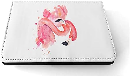 Akvarell Aranyos Flamingo Madár 2 FLIP Tabletta ESETBEN Fedezi az Apple IPAD AIR (2020) (4. GEN) / IPAD AIR (2022) (5 GEN)