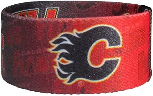 NHL-Siskiyou Sport Fan Shop Calgary Flames Szakaszon Egy Karkötő Mérete Csapat Színe