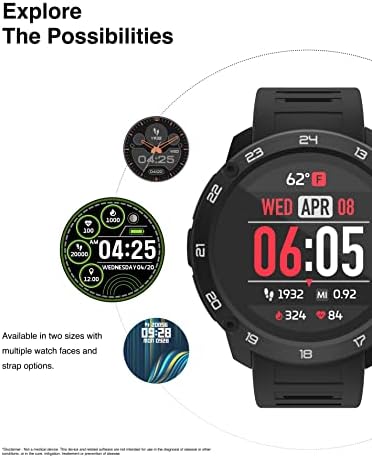iTOUCH Explorer 3 Smartwatch (Heart Rate Követés, lépésszámláló, Értesítések)