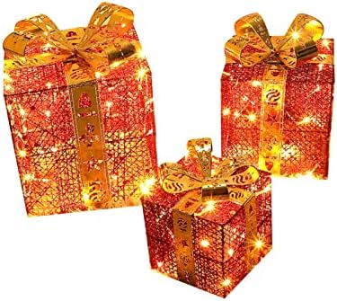 Boping Áruház Karácsonyi Fények díszdobozban Dekoráció Készlet 3 Doboz Dekoráció, Beltéri, mind Kültéri karácsonyfa világító