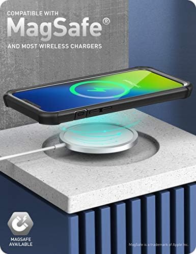 i-Blason az Ares az iPhone számára, 12 Pro Max 6.7 inch (2020-as Kiadás), Dual Layer Masszív Tiszta Lökhárító Esetben, Beépített