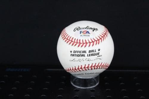 Hank Aaron Aláírt Baseball Autogramot Auto PSA/DNS AL88339 - Dedikált Baseball