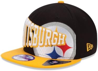 NFL Pittsburgh Steelers Gyerek Ferde Szöveg Napellenző, Fekete/Arany