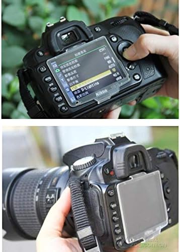 Képernyő Védő Fedelet Kompatibilis a Nikon D7000 Kamera (BM-11), FANZR Átlátszó ABS, Karcolás képernyővédő fólia (2 Csomag)