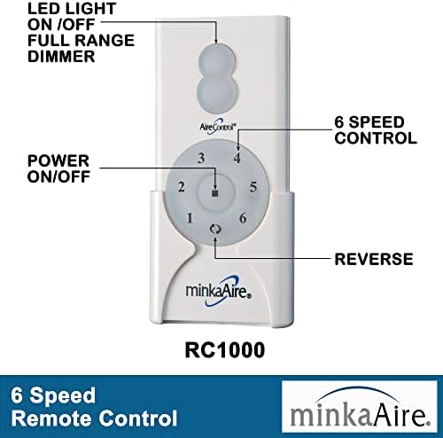 MINKA-AIRE F754L-WHF Java Xtreme 84, Kültéri Mennyezeti Ventilátor LED Világítás Távirányítóval, Lapos Fehér
