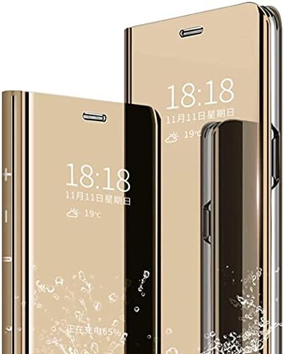 JJenny Samsung Galaxy A8 Csillag 2018 Smink Tükör Telefon Esetében, Luxus, Tükör, Design Tisztán Okos Ablak Kijelző Esetben
