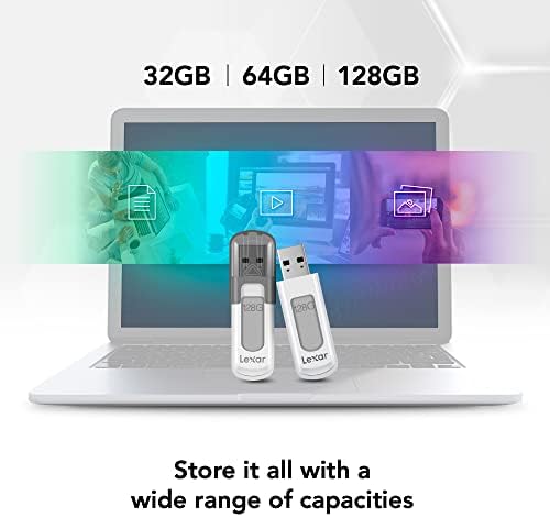 Lexar JumpDrive V100 32GB USB 3.0 pendrive, Szürke (LJDV100-32GABNL)