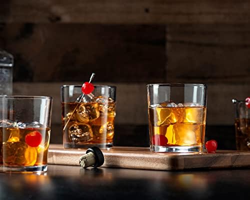 Humbug Klasszikus Whiskys Poharat, Dupla Régimódi, Üveg Poharak, ivópohár, Tartós Üvegáru, Tökéletes Bárban, vagy Otthoni
