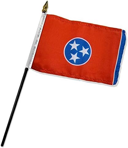 Tennessee 4x6 Asztal Bot, Zászló (Nem Alap) Nagykereskedelmi sok 6 (1/2 Tucat)