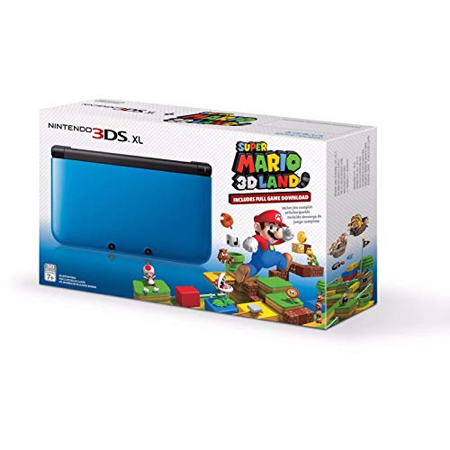 Nintendo 3DS XL Konzol a Super Mario 3D Kék (Felújított)