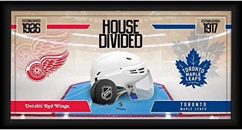 Detroit Red Wings vs Toronto Maple Leafs Keretes 10 x 20 Ház Jégkorong Kollázs - NHL Csapat Plakkok, valamint Kollázsok