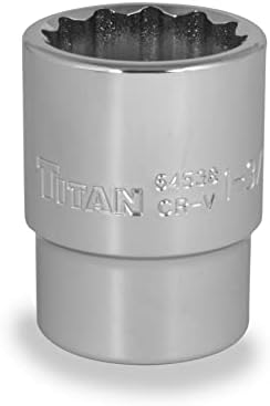 Titán 64538 3/4 Hüvelykes merevlemez-Meghajtó x 1-3/16 Colos 12 Pont SAE Aljzat