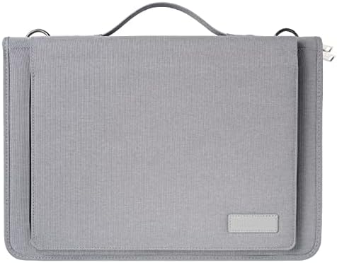 Broonel Szürke Bőr Laptop Messenger Esetben - Kompatibilis ASUS Chromebook C203XA 11.6