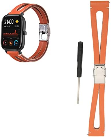Smartwatch Bőr szíj, kopásálló Bőr Barátságos 20mm Csere Óra Zenekar Amazfit GTS 3 Smartwatch