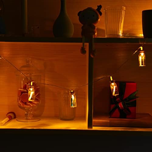 AAOTE Levél Üveg Lámpák String - 10 s Mini Üveg Sodródó Üveg Kívánó Üveg Üzenet Kapszula Üzenet Üvegek Dekoratív Világítás