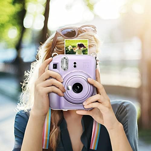 Fintie Védő Tiszta Ügy, hogy a Fujifilm Instax Mini 12 Instant Fényképezőgép - Kristály Kemény Héj Takarja a Korszerűsített