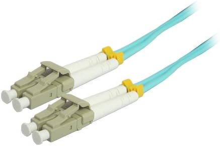 Átfogó Kábel 1m 10Gb LC Duplex 50/125 Multimódusú Optikai Patch Kábel, Aqua (LC-LC-OM3-1M)