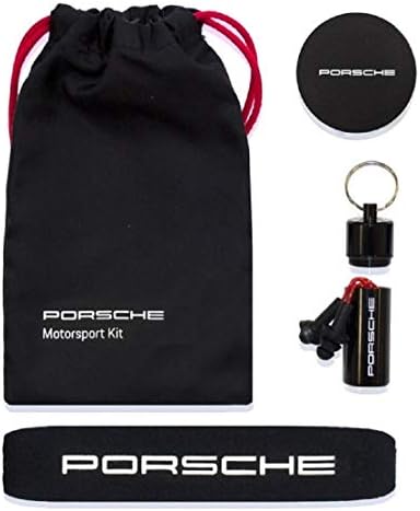 Porsche Motorsport Férfi Csapat Fekete Polo w/Motorsport Készlet