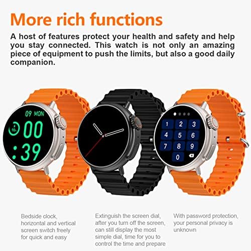 MT30 Intelligens Karóra Sorozat 8 Ultra 1.6 Hüvelykes Amoled Férfiak NFC Smartwatch Bluetooth Hívás AI Hang pulzusszám Ellenőrzése