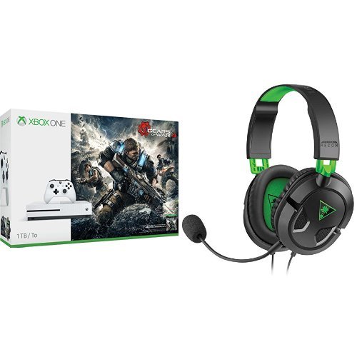 Xbox S Egy 1 tb-os Konzol – Gears of War 4 + Turtle Beach Ear Force Recon 50x Gaming Fejhallgató Csomag